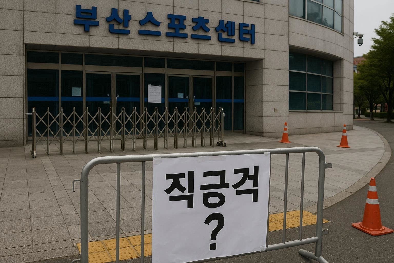 부산 스포츠 센터 폐쇄, 사기 의혹 촉발