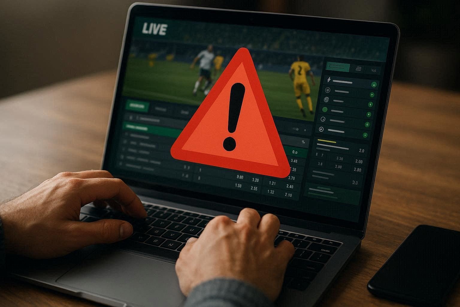 온라인 스포츠 플랫폼의 경고 신호